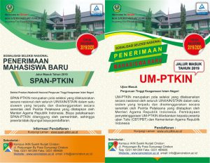 PENERIMAAN MAHASISWA BARU TAHUN AKADEMIK 2019/2020