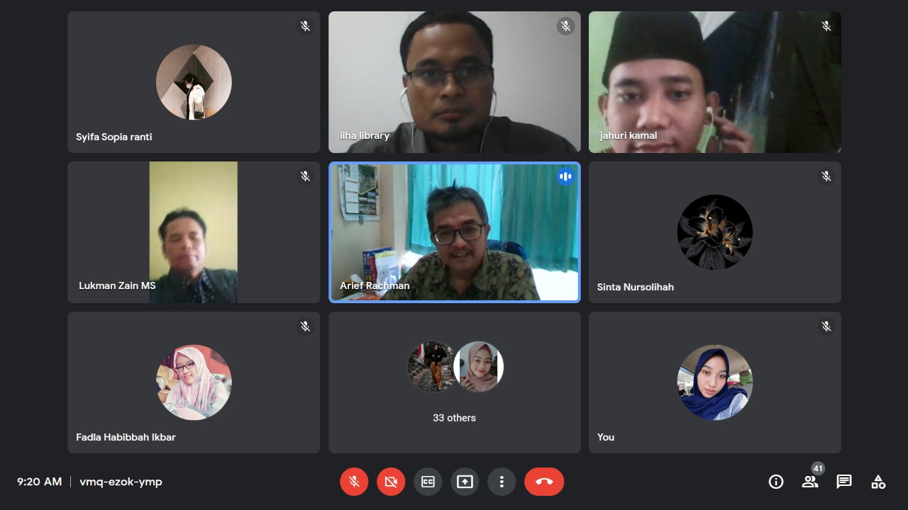 Peningkatan Life Skill Mahasiswa Ilmu Hadis; ILHA Gelar Workshop Online Digitalisasi Hadis, dan Karya Tulis Ilmiah