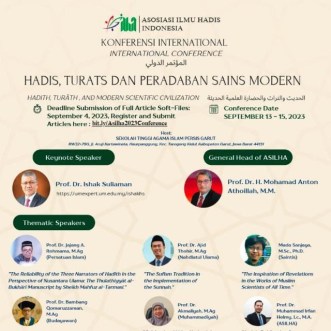 Dosen Ilmu Hadis IAIN Cirebon, menjadi Presenter pada International Conference Asosiasi Ilmu Hadis Indonesia (ASILHA)